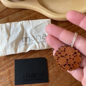 Mana Jewelry Designs- wood necklace